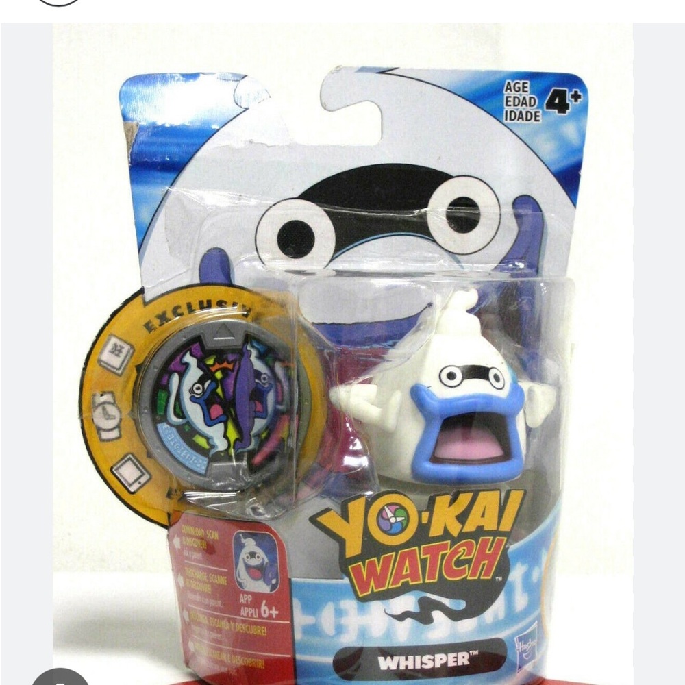 Hasbro Yo-Kai Watch Whisper Figure - White and Blue